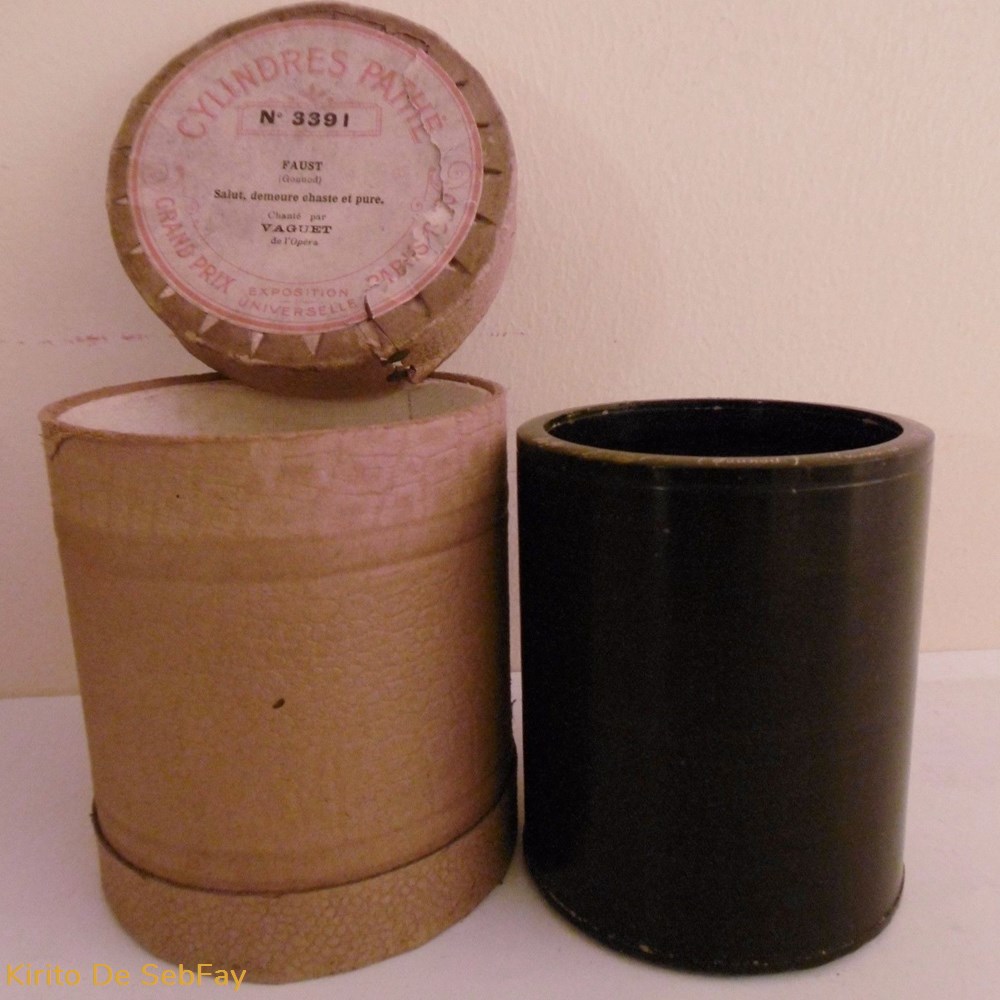 musique instruments disques vinyles phonograph cylinder albert vaguet salut chaste et pure