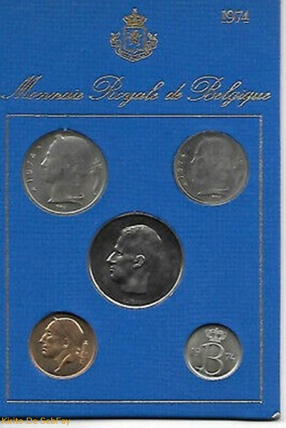 monnaies monde belgique monnaie royale de belgique 1974