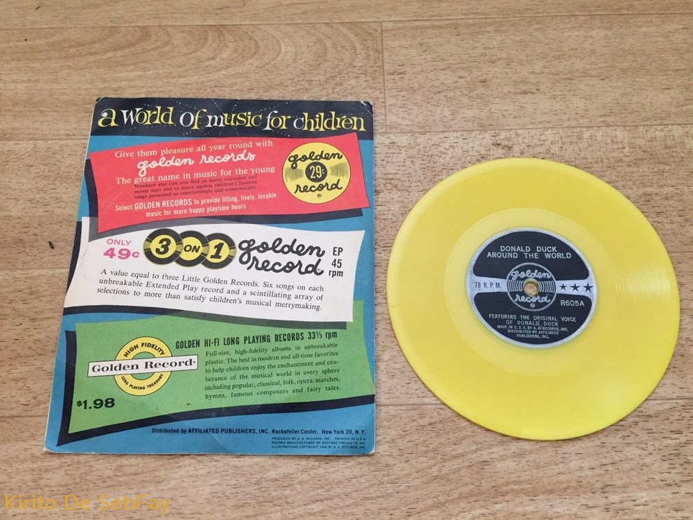 78T - Vinyl, 06'', Donald Duck Theme Song - 1960 2 musique instruments disques vinyles 78t vinyl 06 donald duck theme song 1960