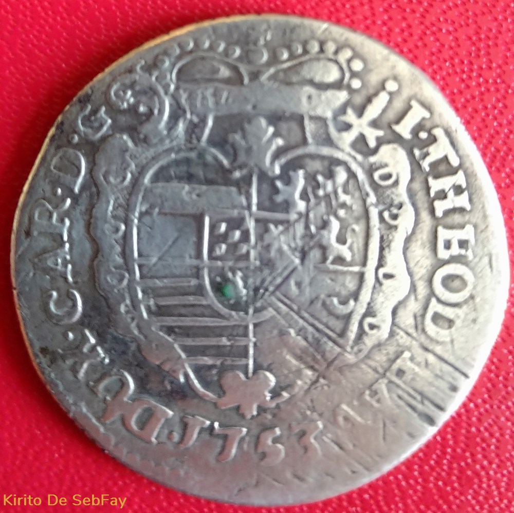 monnaies europe medievale saint empire romain germanique double escalin jean theodore de baviere