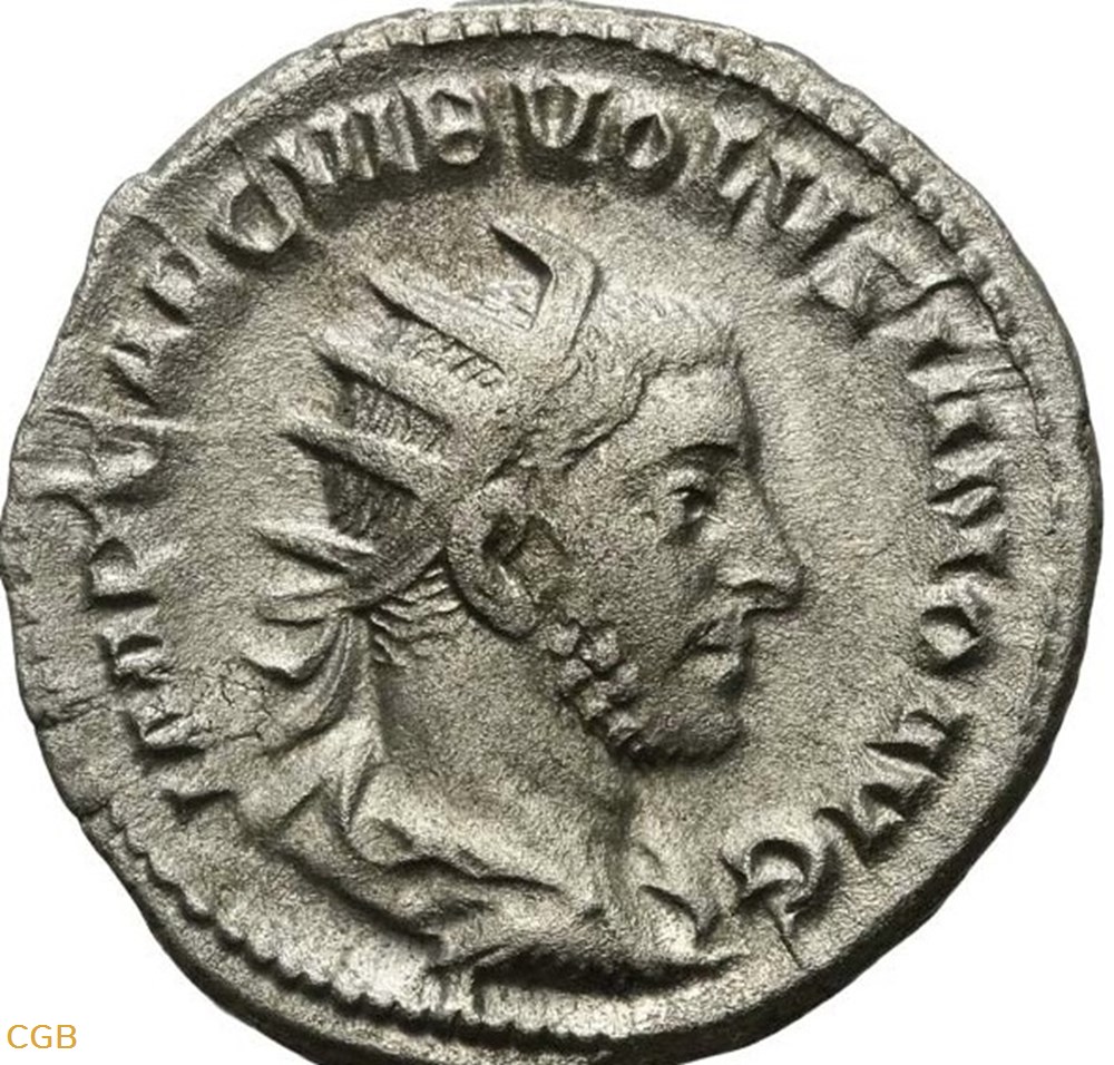 VOLUSIEN - VIRTVS monnaies antiques a romaines republicaines imperiales volusien virtvs