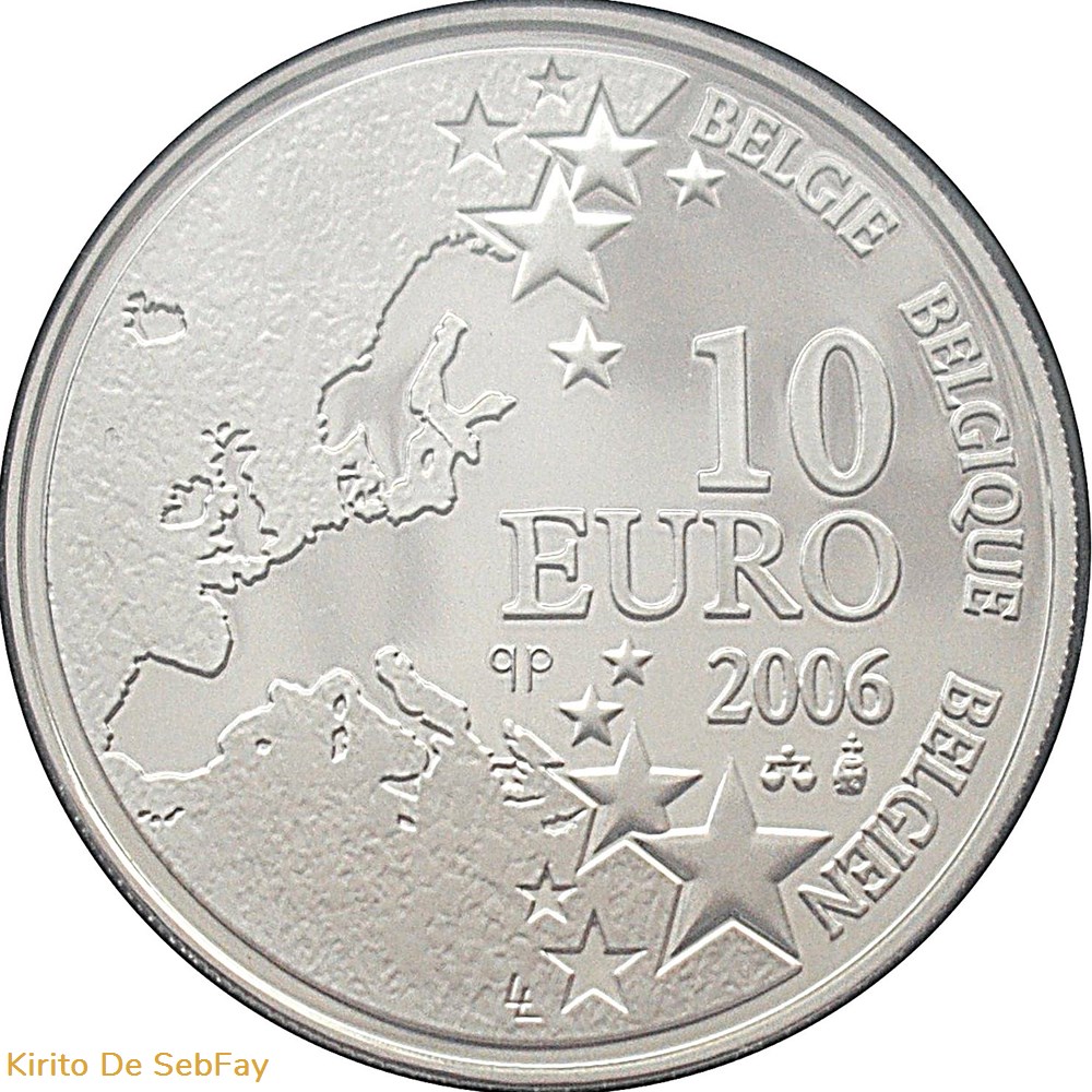 monnaies euros belgique be bois du cazier 1956 2006