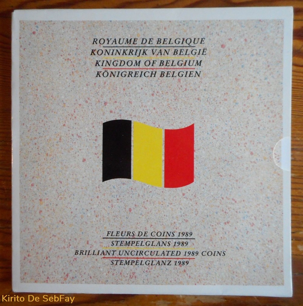 monnaies monde belgique la monnaie royale de belgique 1989