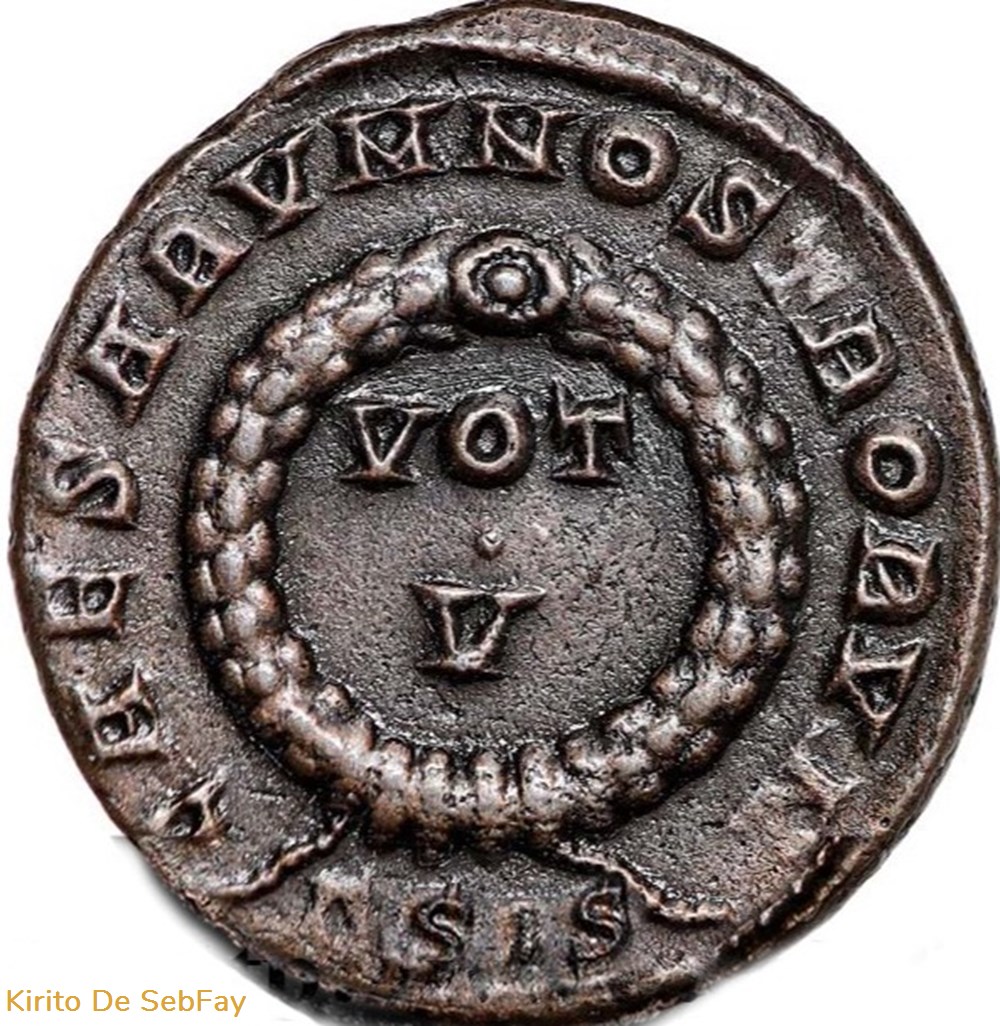 CRISPUS - CAESARVM NOSTRORVM monnaies antiques romaines imperiales et republicaines crispus caesarvm nostrorvm