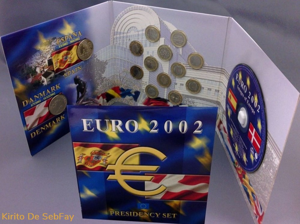 monnaies euros a euro presidency set 2002