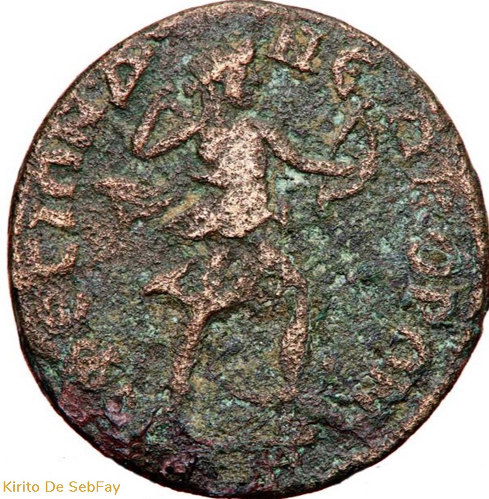 TETRASSARIA D'ANNIA FAUSTINA monnaies antiques romaines provinciales tetrassaria annia faustina