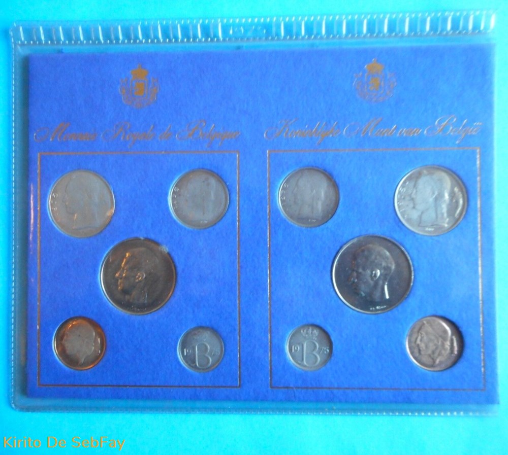 monnaies monde belgique monnaie royale de belgique 1975 fr fl