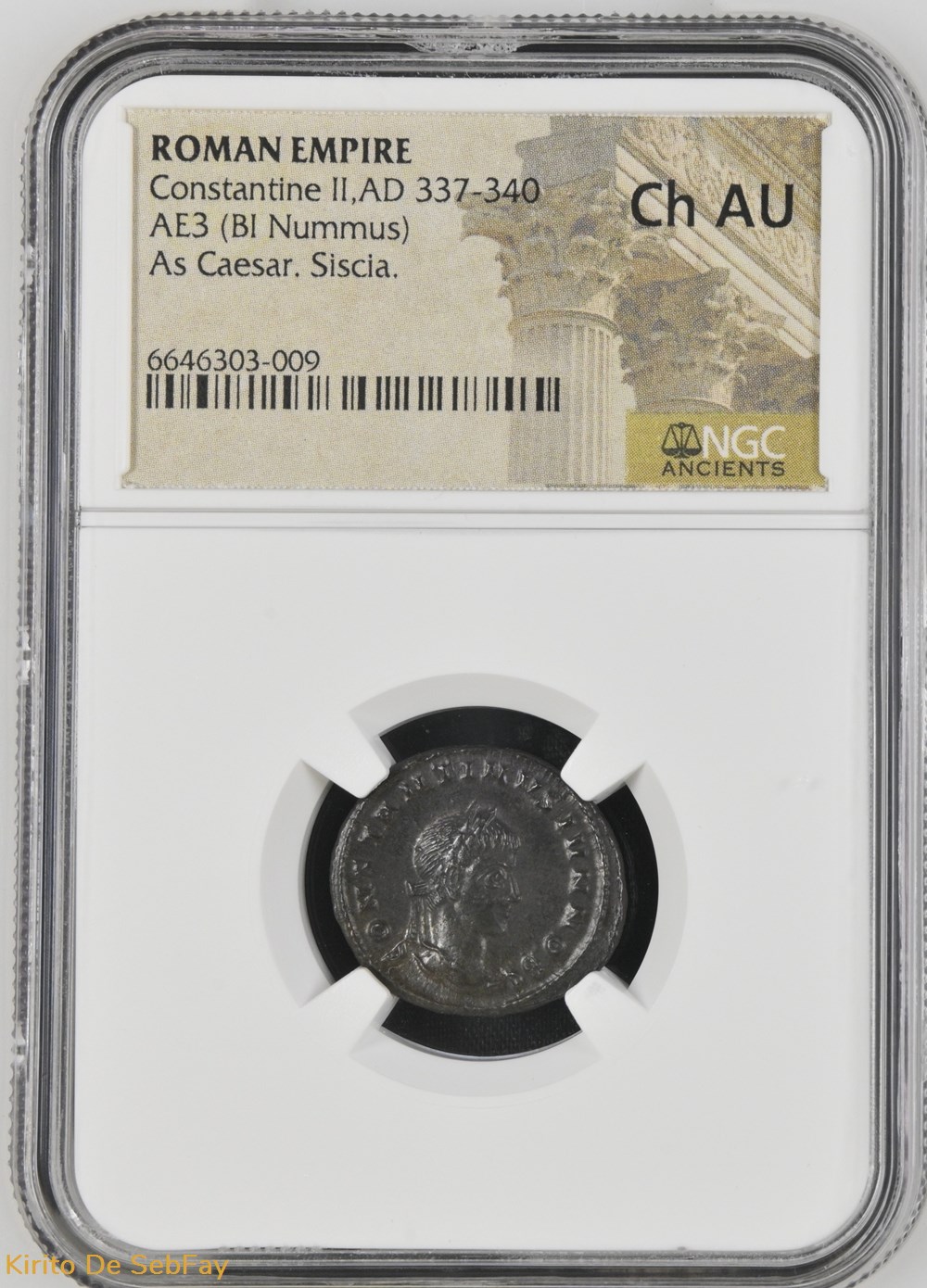 CONSTANTIN II 3 monnaies antiques romaines imperiales et republicaines constantin ii
