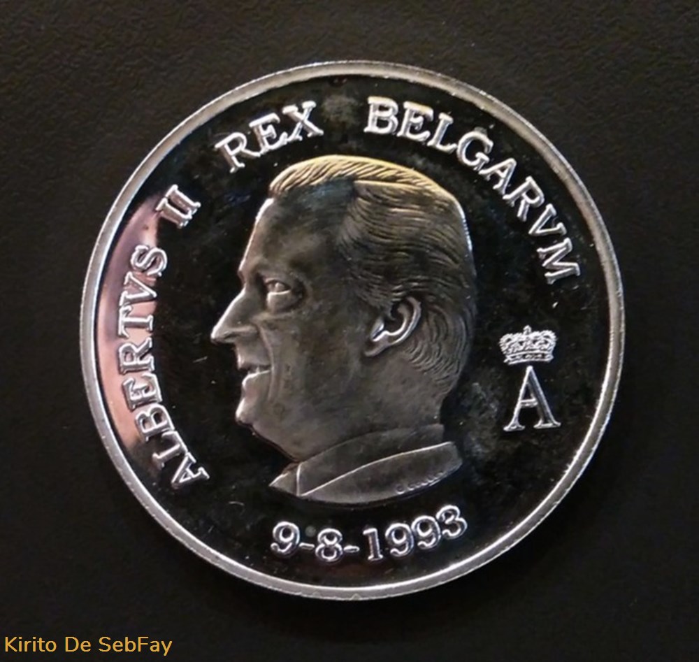 BELGIQUE - Médaille Commémorative du Roi Albert II - 1993 monnaies monde belgique medaille commemorative du roi albert ii 1993