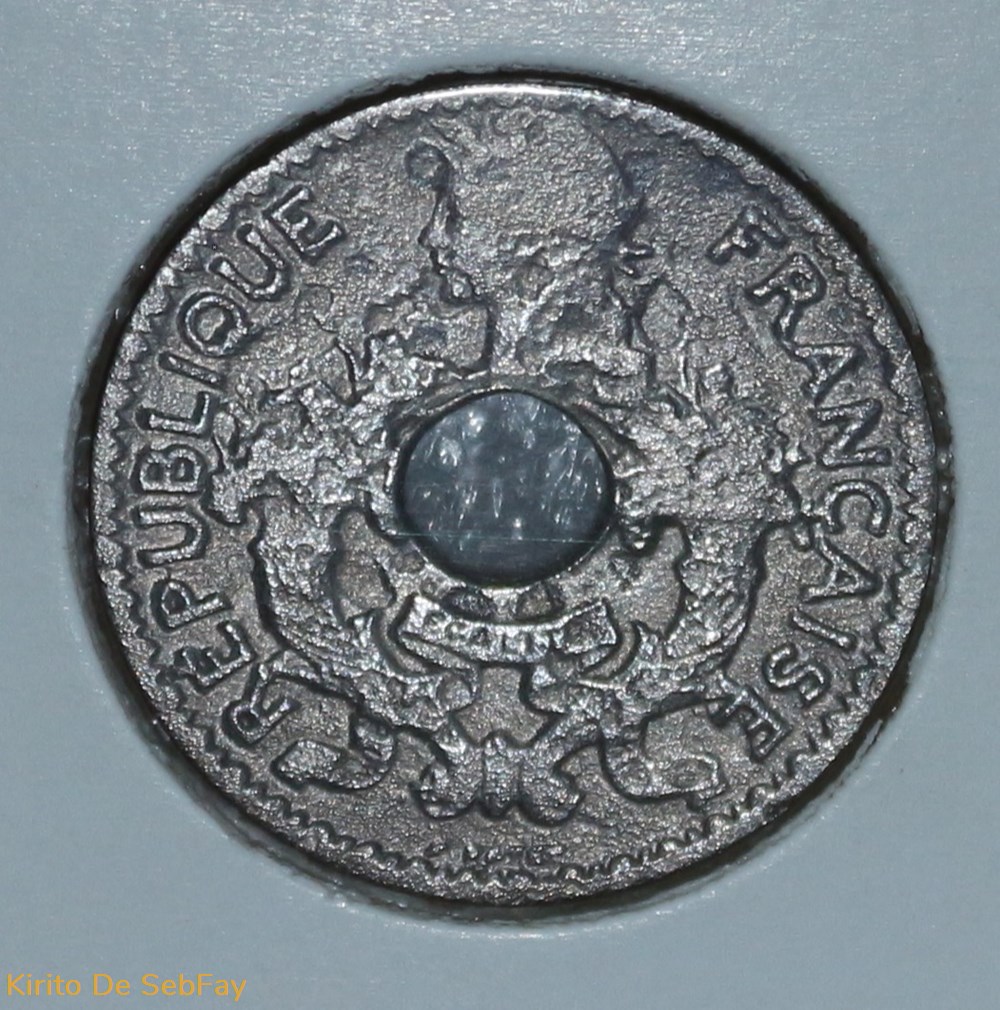 INDOCHINE - 5 CTS - 1923 monnaies colonies francaises indochine 5 cts 1923