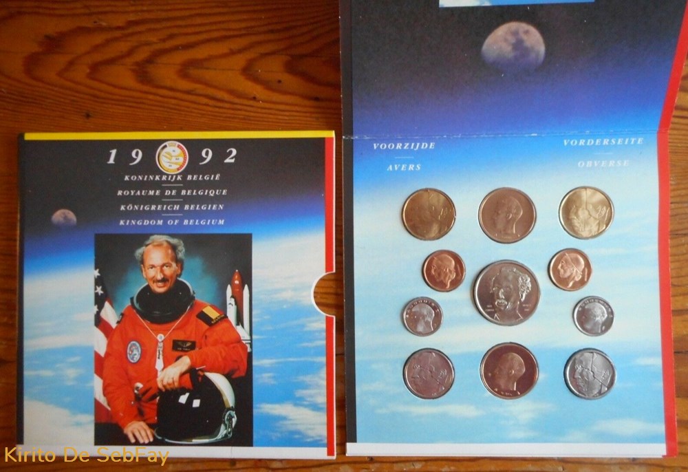 BELGIQUE - Coffret Dirk Frimout - 1992 monnaies monde belgique coffret dirk frimout 1992