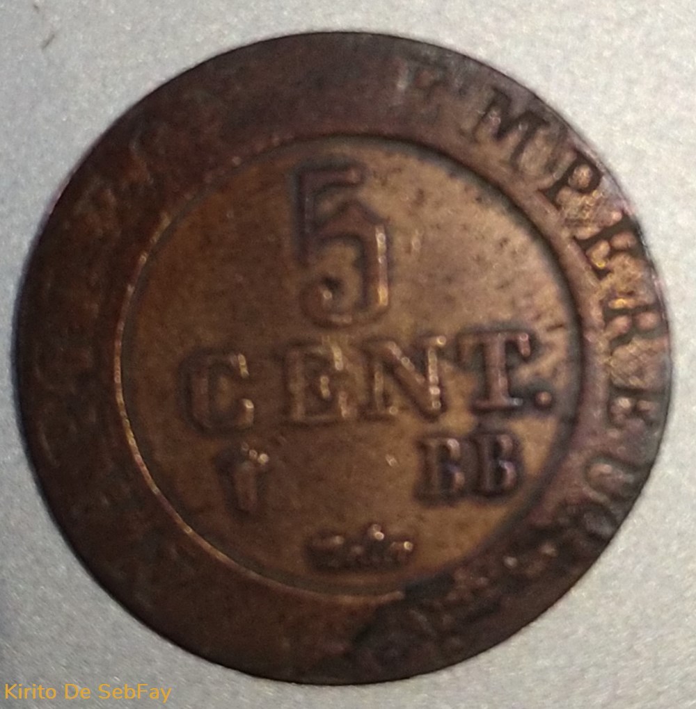 5 cent Napoléon monnaies monde france 5 cent napoleon
