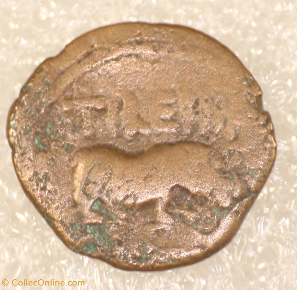 TIBERE - Hippopotame monnaies antiques romaines provinciales tibere hippopotame