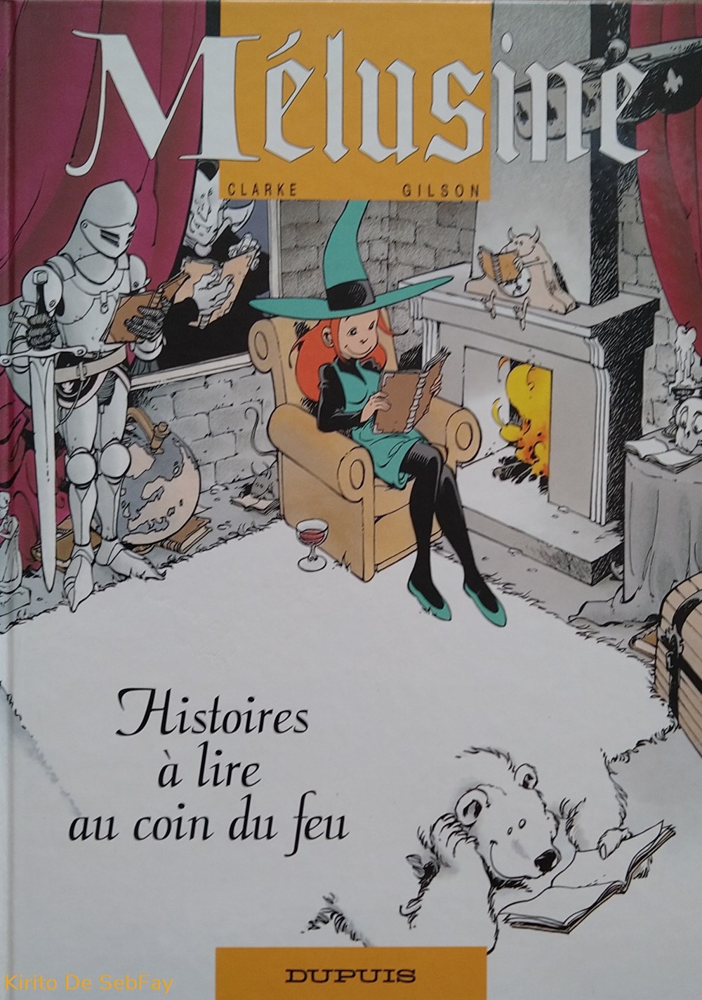 livres revues bd clarke gilson melusine 4 histoires a lire au coin du feu dessin auteur