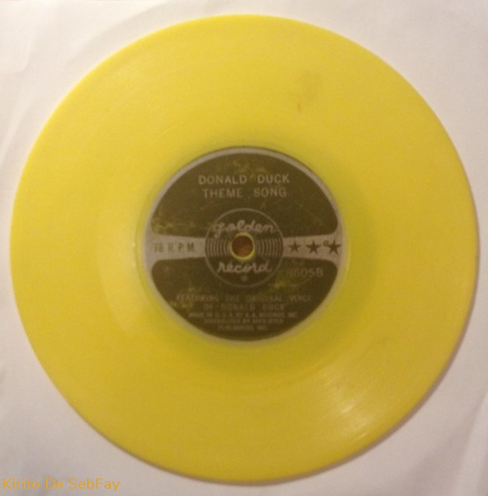 78T - Vinyl, 06'', Donald Duck Theme Song - 1960 3 musique instruments disques vinyles 78t vinyl 06 donald duck theme song 1960