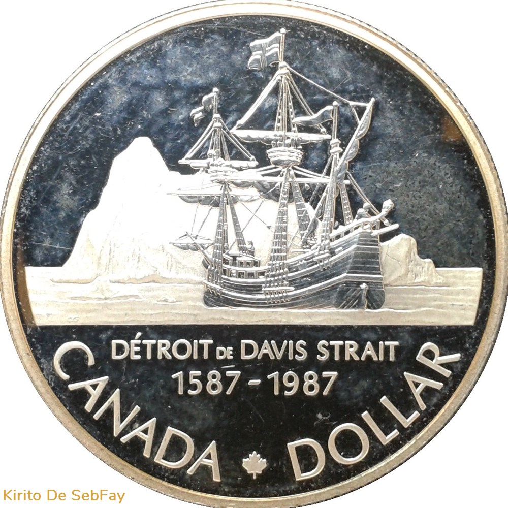 ANGLETERRE - 400e anniversaire des expéditions menées par John Davis pour trouver le Passage du Nord monnaies angleterre 400e anniversaire des expeditions menees par john davis pour trouver le passage du nord