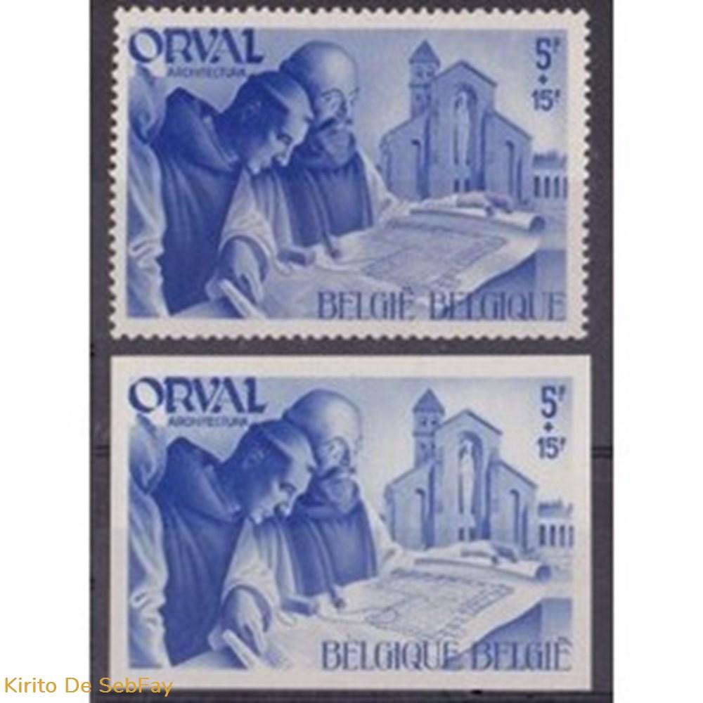BELGIQUE - Orval - 1941 timbres belgique orval 1941