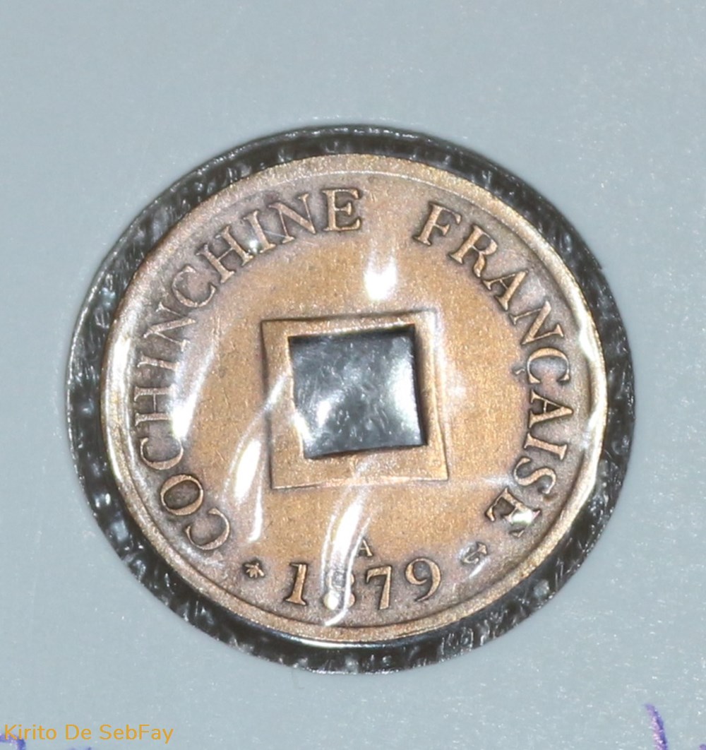 COCHINCHINE FRANÇAISE - 1879 monnaies colonies francaises cochinchine francaise 1879