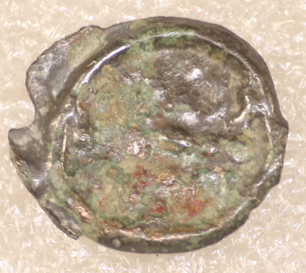 NERVIEN - POTIN AU RAMEAUX monnaies antiques celtes nervien potin au rameaux