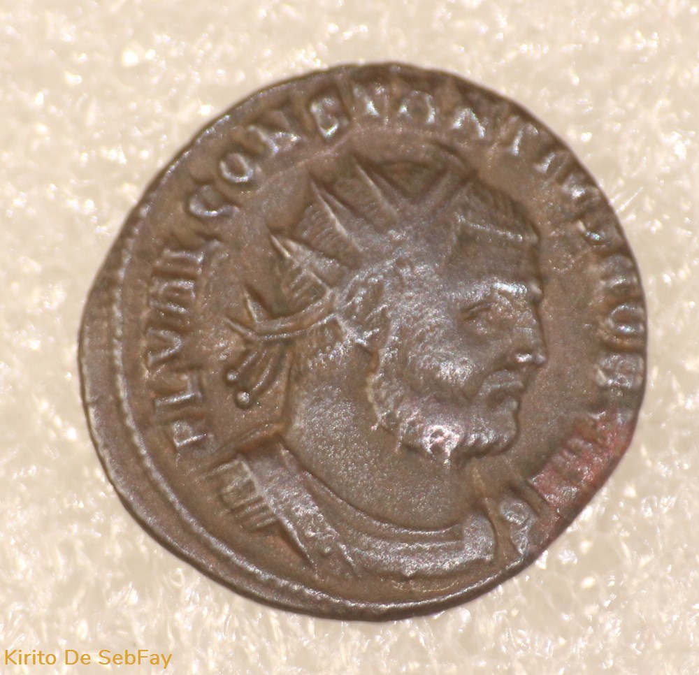CONSTANCE CHLORE - CONCORDIA monnaies antiques romaines republicaines imperiales constance chlore concordia