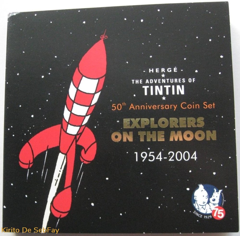 monnaies euros 50th anniversary coin set herge tintin
