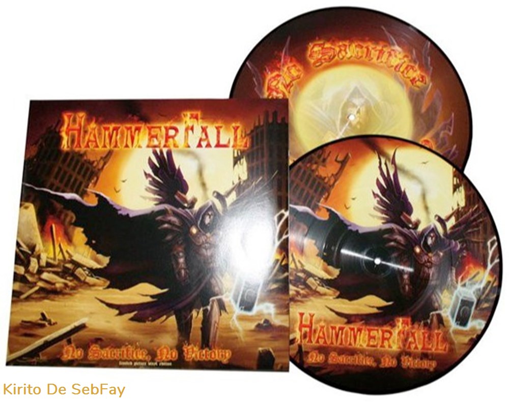 33T - Hammerfall - No Sacrifice, No Victory musique instruments disques vinyles 33t hammerfall no sacrifice no victory