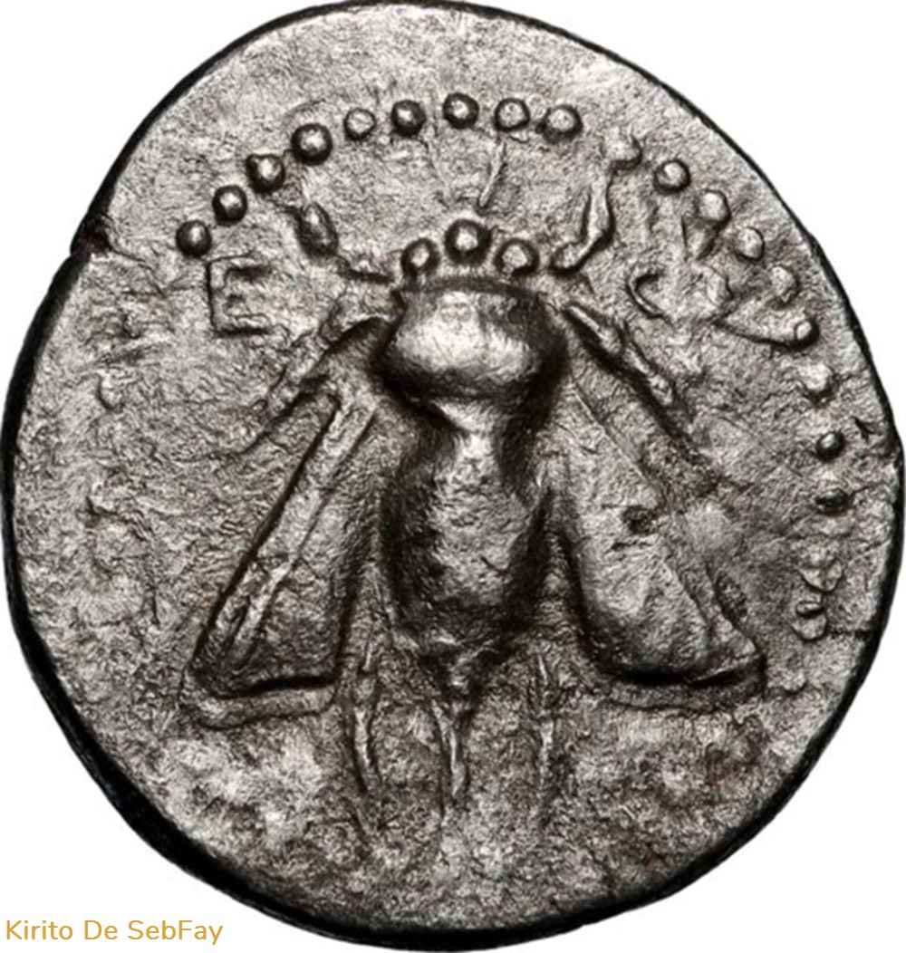 Monnaie à l'Abeille d'Éphèse monnaies antiques grecques monnaie a abeille ephese