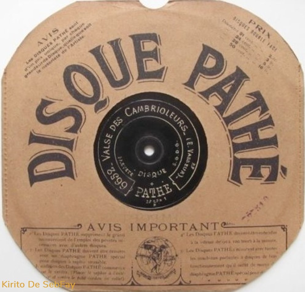 90T - Shellac, 08'', 90 RPM - Valse Des Cambrioleurs musique instruments disques vinyles 90t shellac 08 90 rpm valse des cambrioleurs