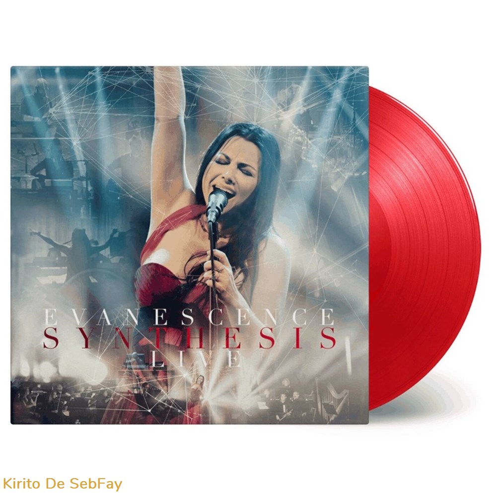 33T - EvaneScence - Synthesis Live Translucent Red musique instruments disques vinyles 33t evanescence synthesis live translucent red