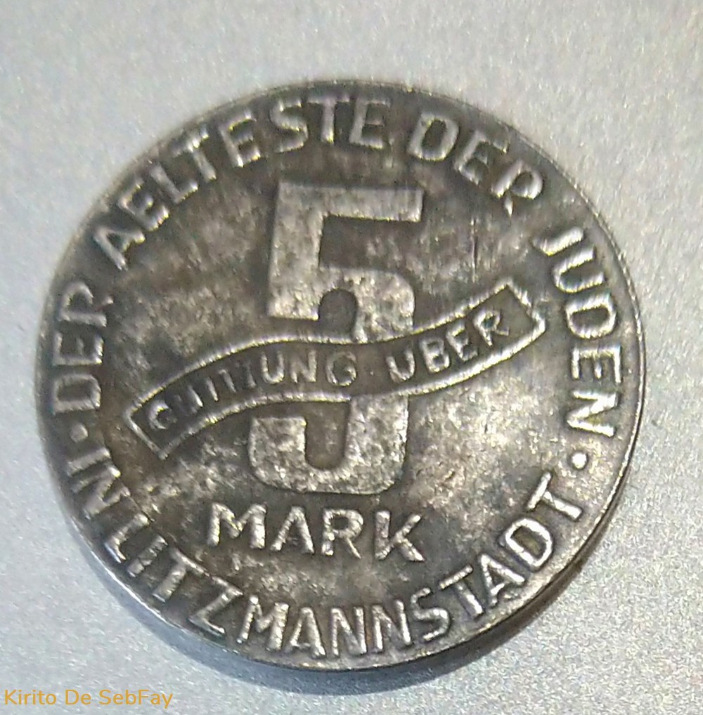 5 MARK - GETTO DE LODZ monnaies monde allemagne 5 mark getto de lodz