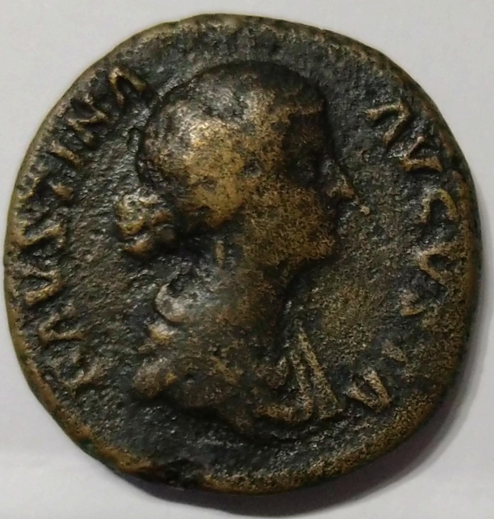 FAUSTINA - SAECVLI FELICIT monnaies antiques romaines republicaines imperiales faustina saecvli felicit