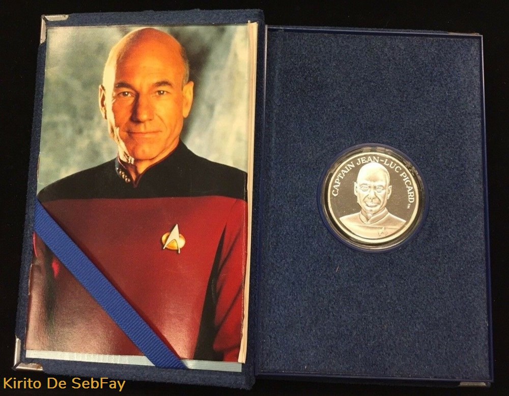 MEDAILLE ARGENT - JEAN-LUC PICARD 1993 3 medailles medaille argent jean luc picard 1993