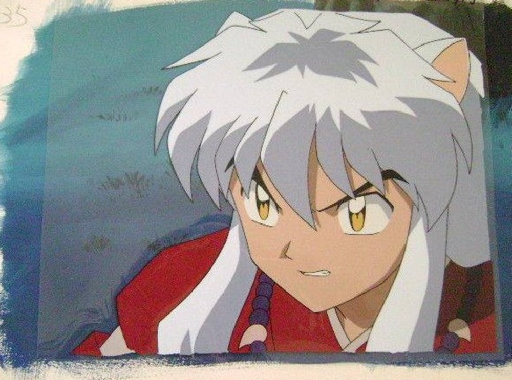 art antiquites peintures dessins inuyasha rumiko takahashi anime production cel 12