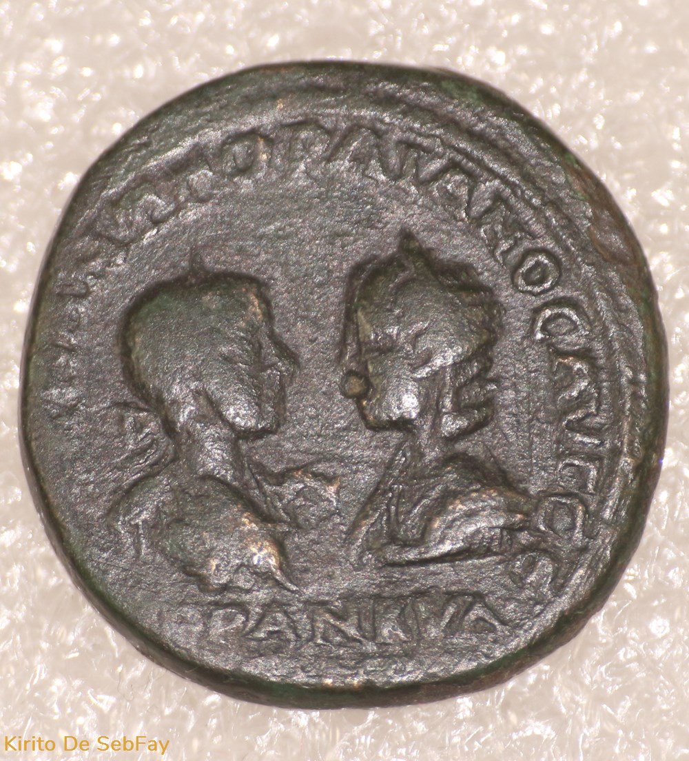 TRANQUILLINE ET GORDIEN III monnaies antiques romaines provinciales tranquilline et gordien iii