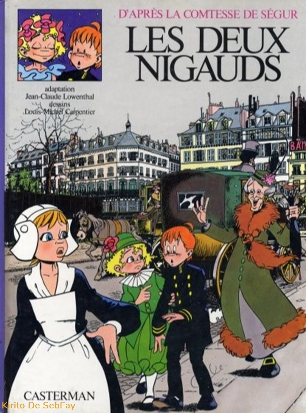 BD - Lowenthal Carpentier - D'après la comtesse de Ségur - Les deux Nigauds livres revues bd lowenthal carpentier apres la comtesse de segur les deux nigauds