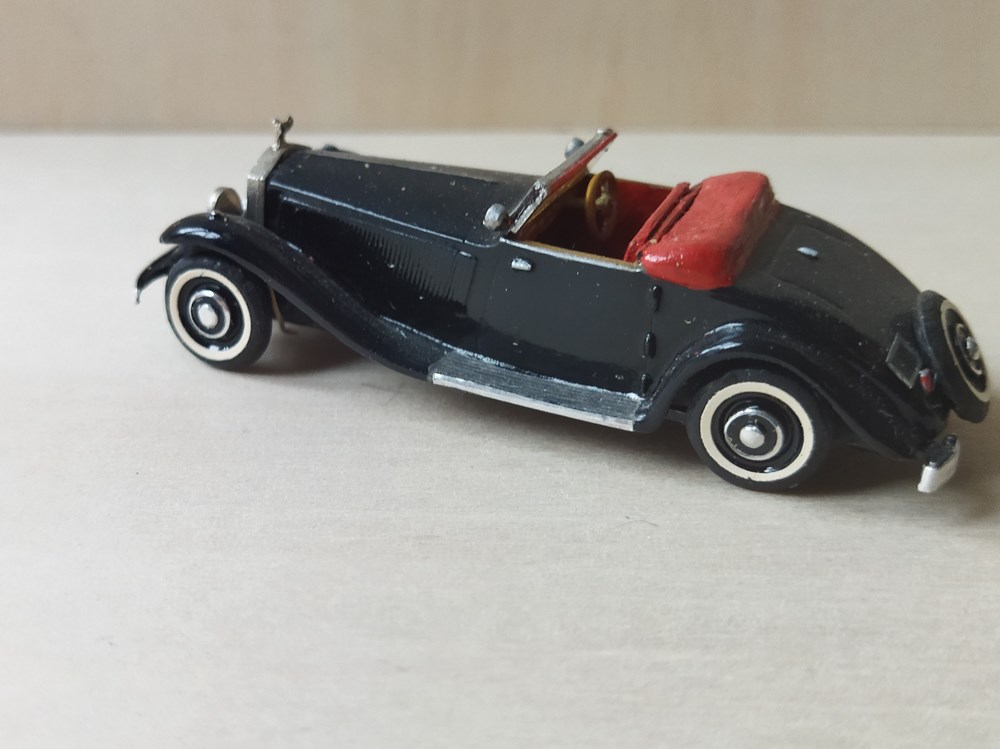 Rolls-Royce 1934 Phantom II cabriolet Metal87 modeles reduits voitures rolls royce 1934 phantom ii cabriolet metal87
