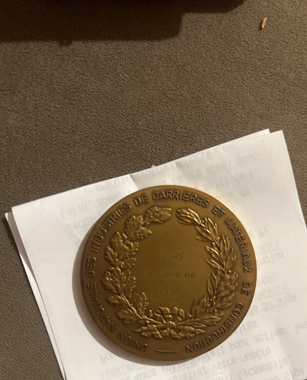 Médaille 3 medailles medaille