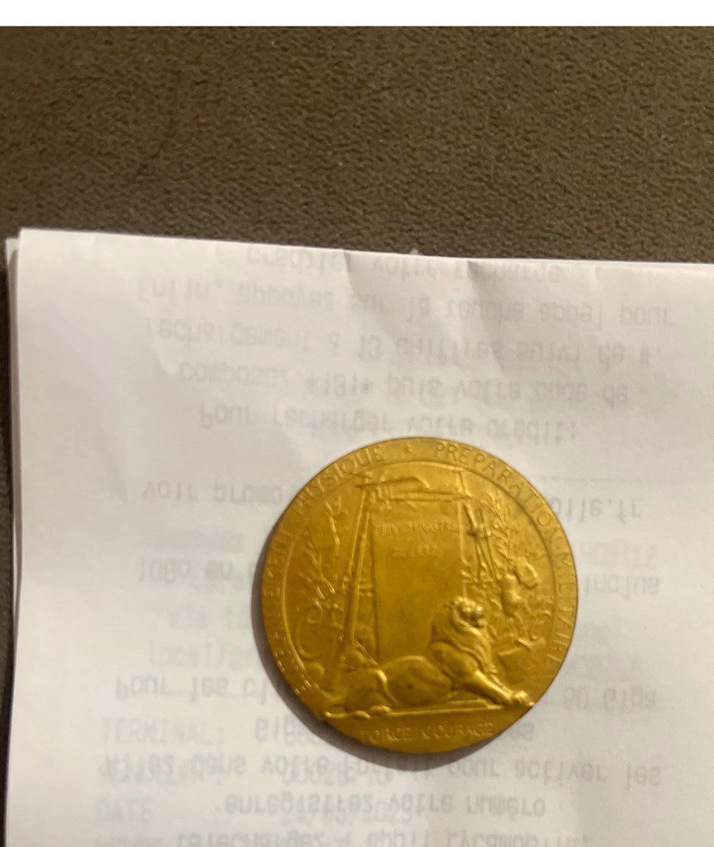 Médaille 2 medailles medaille