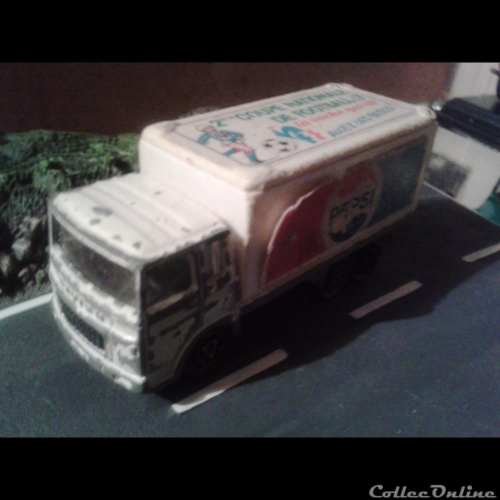 Majorette Saviem 6x2 Pepsi modele reduit camion majorette saviem 6x2 pepsi