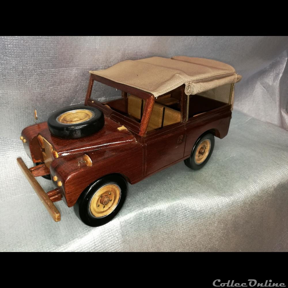 modele reduit voiture land rover serie 88 en bois