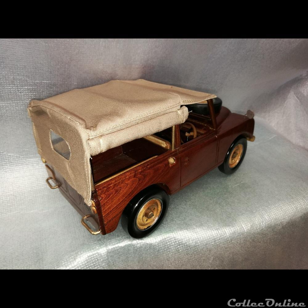 modele reduit voiture land rover serie 88 en bois