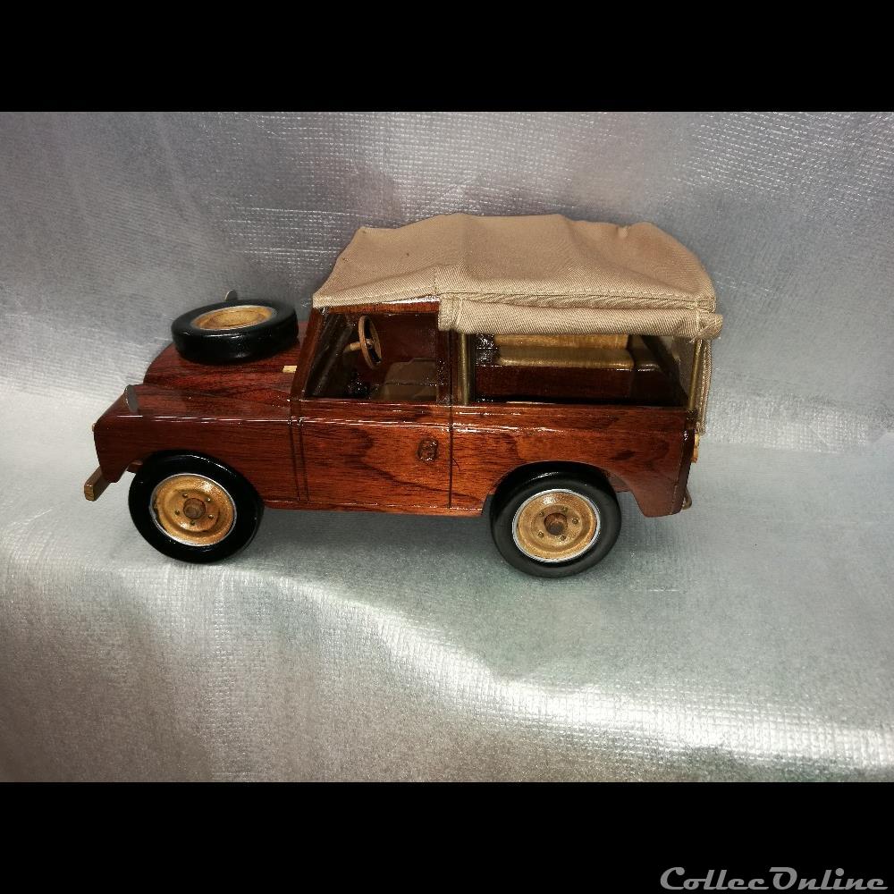 modele reduit voiture land rover serie 88 en bois