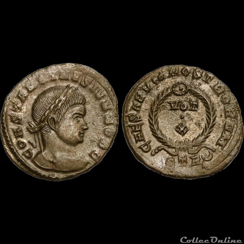 monnaie antique romaine constantin ii centenionalis ou nummus 323 324 treves 2e officine type 2