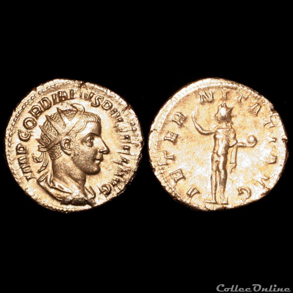 monnaie antique romaine gordien iii antoninien 240 243 rome 1er officine