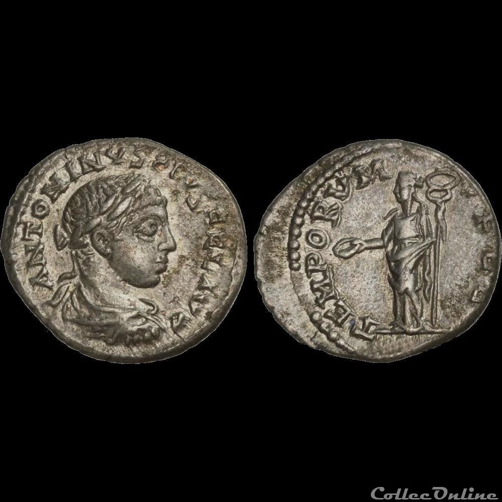 ELAGABAL - Denier - 218 - Antioche monnaie antique av jc ap romaine elagabal denier 218 antioche