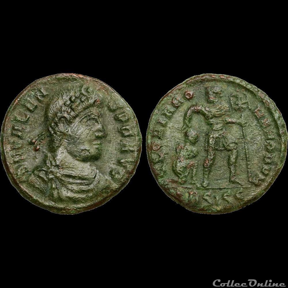 VALENS Nummus - 364 - Siscia - 2e officine - type 3 monnaie antique romaine valens nummus 364 siscia 2e officine type 3