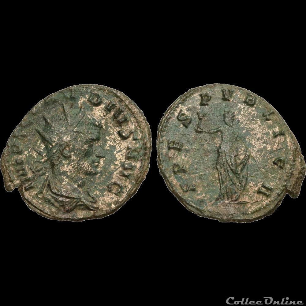 CLAUDE II LE GOTHIQUE - Antoninien - 268 269 - Rome - ruban type 3 monnaie antique romaine claude ii le gothique antoninien 268 269 rome ruban type 3