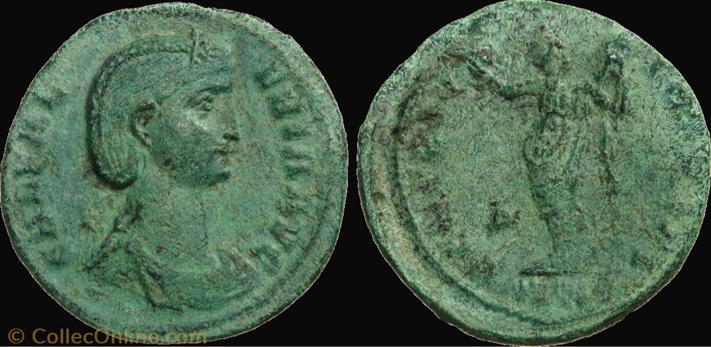 monnaie antique av jc ap romaine galeria valeria follis ou nummus 308 309 cyzique 4e officine