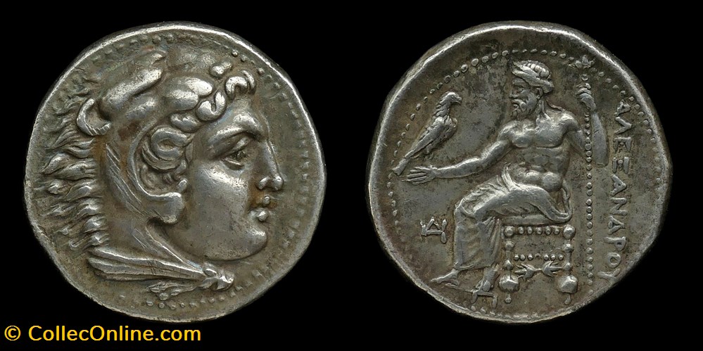 KINGS OF MACEDON, Alexander III 'the Great' (336-323 BCE) - Tetradrachm, Miletos. monnaies antiques grecques kings of macedon alexander iii the great 336 323 bce tetradrachm miletos