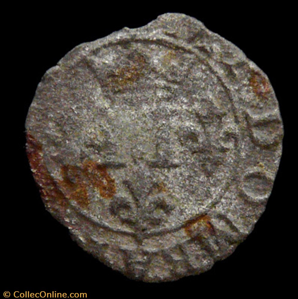 Anne Marie Louise d'Orleans (1650-1693), Liard - 1668 monnaies france feodales anne marie louise orleans 1650 1693 liard 1668